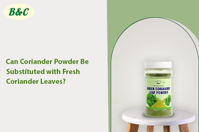 Can Coriander Powder Be Substituted with Fresh Coriander Leaves?